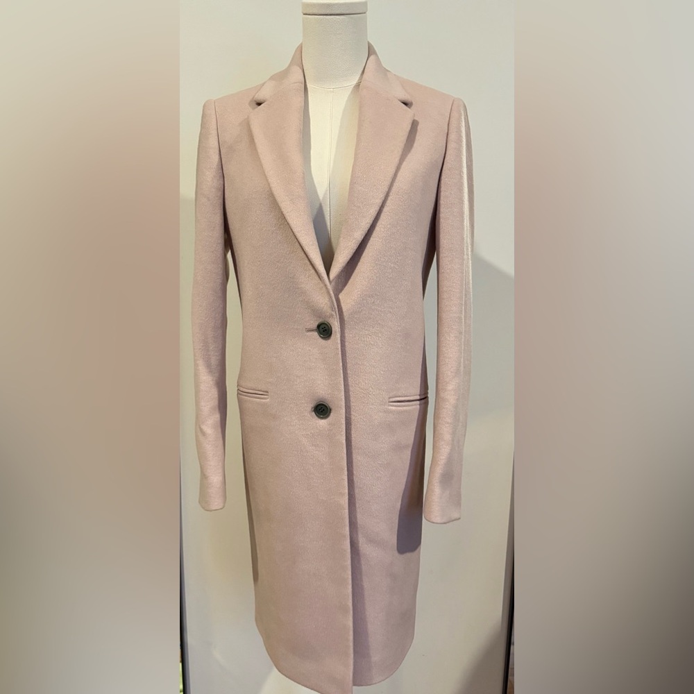 Jigsaw soft pink coat